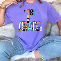 1st Grade School Days DTF Print