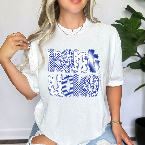 Kentucky mix pattern DTF Print