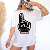 Nebraska Foam Finger Go Teams DTF Print