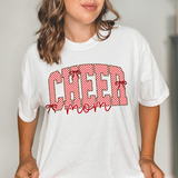 Cheer Mom Checker Leopard Coquette DTF Print
