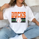 Ducks Baseball Grunge DTF Print