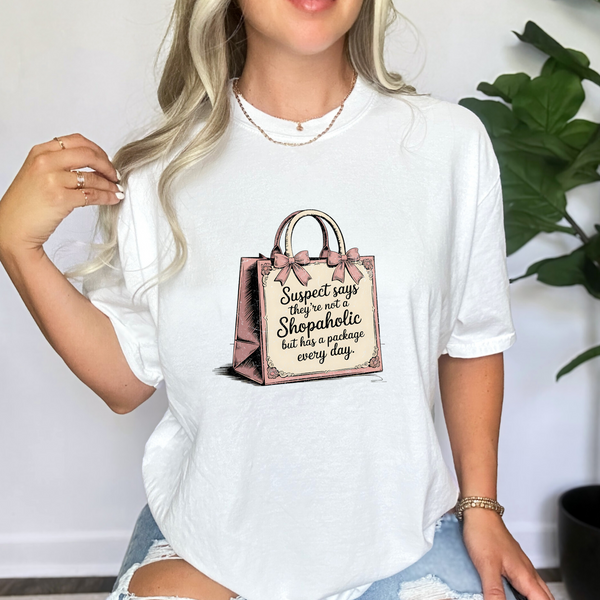 Shopaholic DTF Print