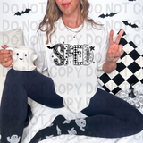SPED Good Goth DTF Print
