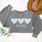 Chaos Checker Heart Trio DTF Print