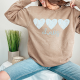 Chaos Checker Heart Trio DTF Print