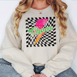 Chaos Checker Bolt Distressed DTF Print