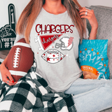 Chargers Football Retrocollage DTF Print