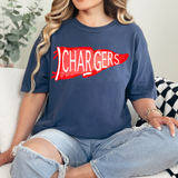 Chargers Pennant DTF Print