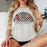 Rockets Checker Baseball Custom Name DTF Print