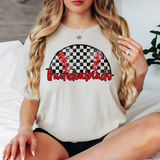 Thunderbirds Checker Baseball Custom Name DTF Print