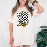 Bobcats Checker Cheer DTF Print