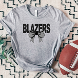 Blazers Coquette Checker Bow DTF Print