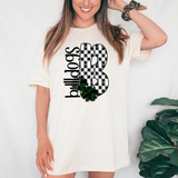 Bulldogs Checker Cheer DTF Print