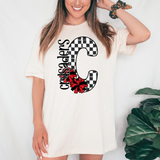 Crusaders Checker Cheer DTF Print