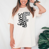 Foxes Checker Cheer DTF Print