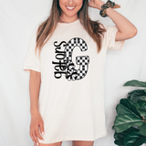 Gators Checker Cheer DTF Print