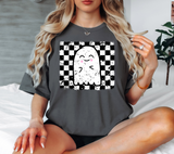 Checker Ghost DTF Print