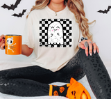 Checker Ghost DTF Print