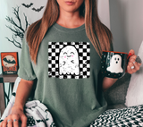 Checker Ghost DTF Print