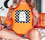 Checker Ghost DTF Print