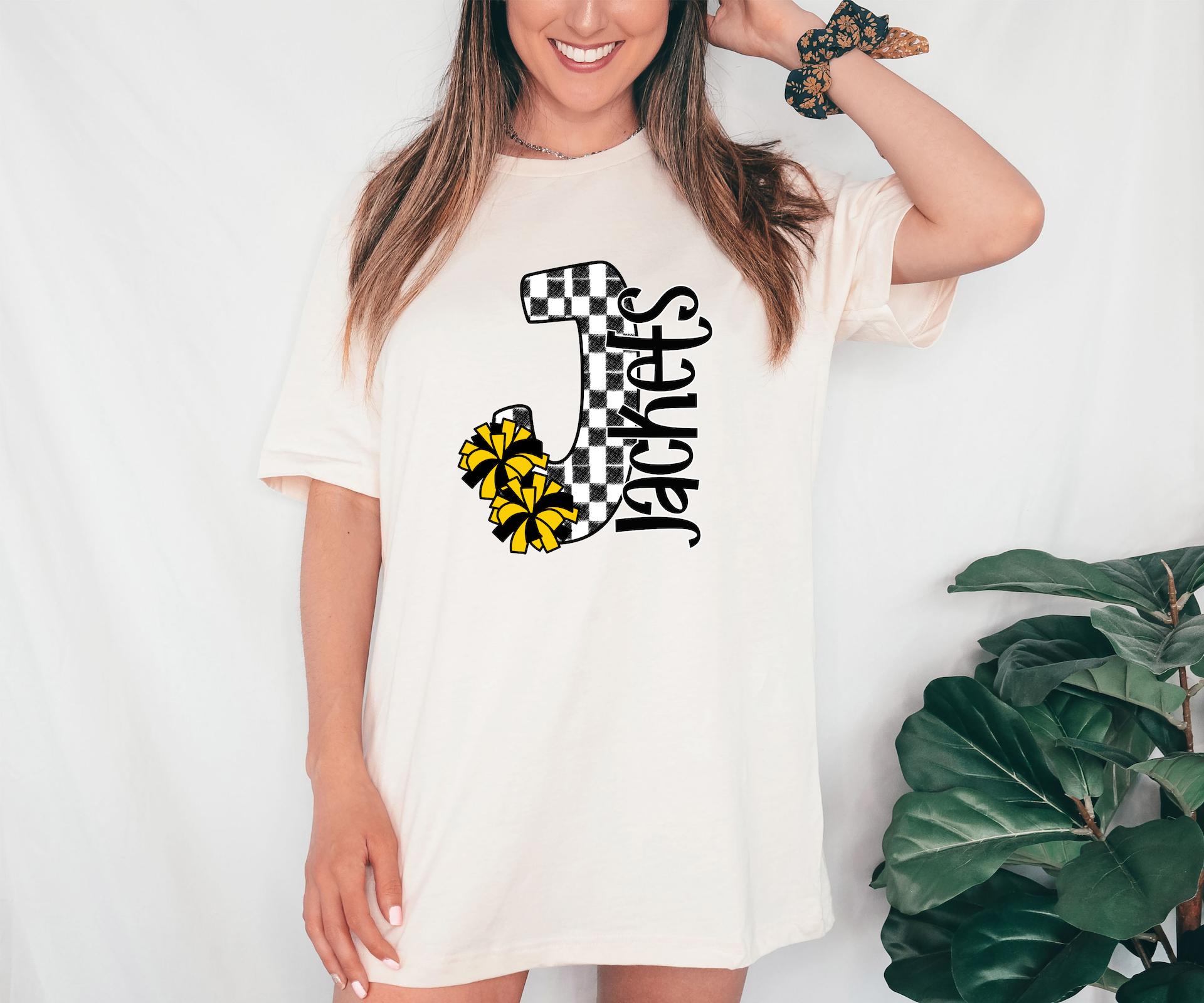 Jackets Checker Cheer DTF Print