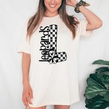 Leopards Checker Cheer DTF Print