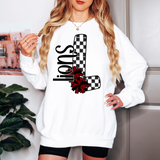 Lions Checker Cheer DTF Print