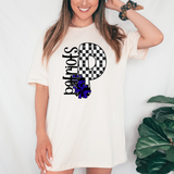 Patriots Checker Cheer DTF Print