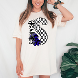 Sabercats Checker Cheer DTF Print