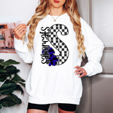 Sabercats Checker Cheer DTF Print
