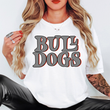 Bulldogs Checker Shadow DTF Print