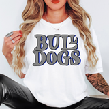 Bulldogs Checker Shadow DTF Print