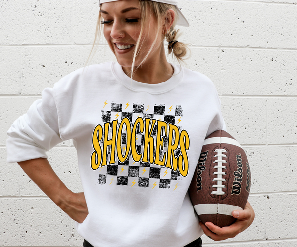 Checker Shockers DTF Print