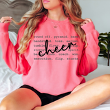 Cheer Tyopgraphy DTF Print