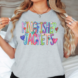 Cheery Kingfisher Jackets DTF Print