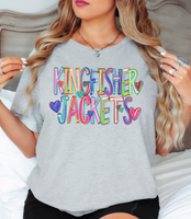 Cheery Kingfisher Jackets DTF Print