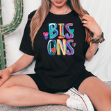 Cheery Bisons DTF Print