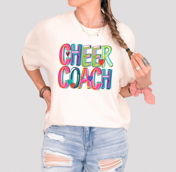 Cheery Cheer Coach DTF Print