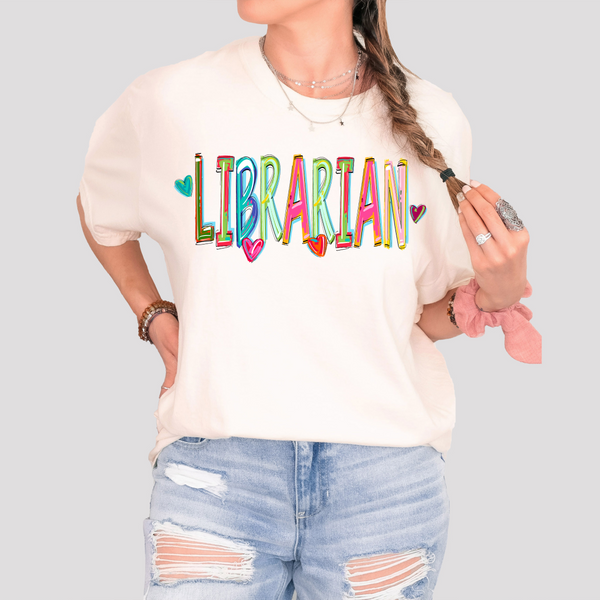 Cheery Librarian Specialist DTF Print