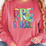 Cheery Preschool Stacked DTF Print