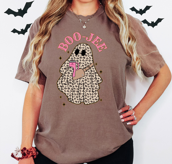 Cheetah Print Boojee Ghost DTF Print