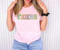 Faux Chenille Tigers DTF Print