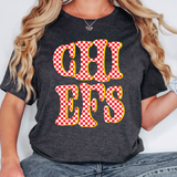 Chiefs Checker Shadow DTF Print