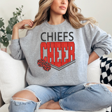 Chiefs Glitter Cheer DTF Print
