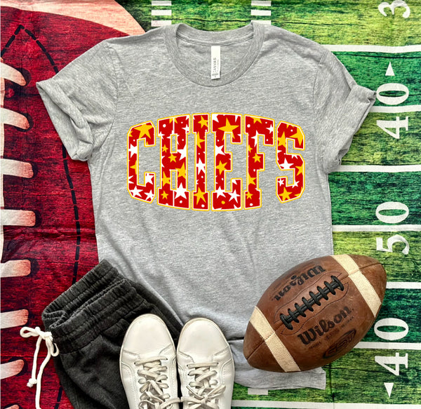 Chiefs Star Bulge DTF Print