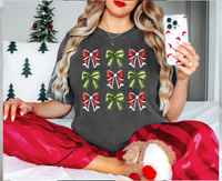 Christmas Bow Collage DTF Print