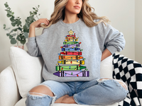 Crayon Christmas Tree DTF Print