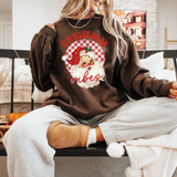 Christmas Vibes Red Santa DTF Print