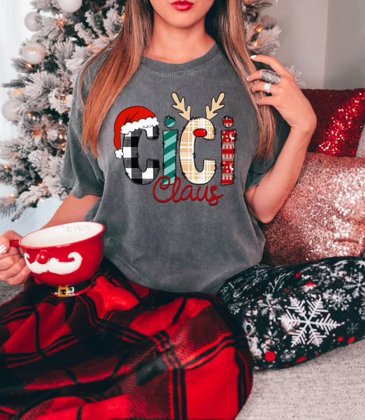 Cici Claus Christmas DTF Print