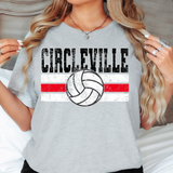 Grunge Circleville Volleyball DTF Print